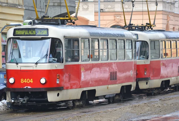 Tram in Prague — Stock Photo, Image