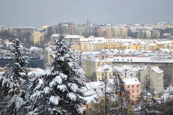 Pohled na město Prahu — Stock fotografie