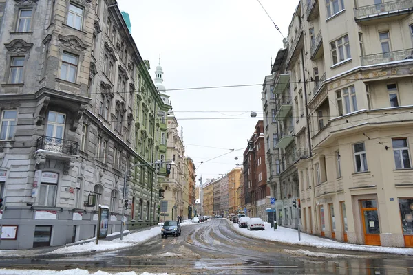 Street in center of Prague — Stock Photo, Image