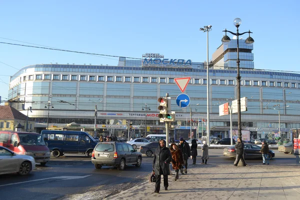 Vista dell'hotel Moscow, San Pietroburgo — Foto Stock