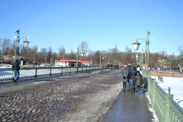 サンクトペテルブルクでの ioannovskiy 橋 — ストック写真