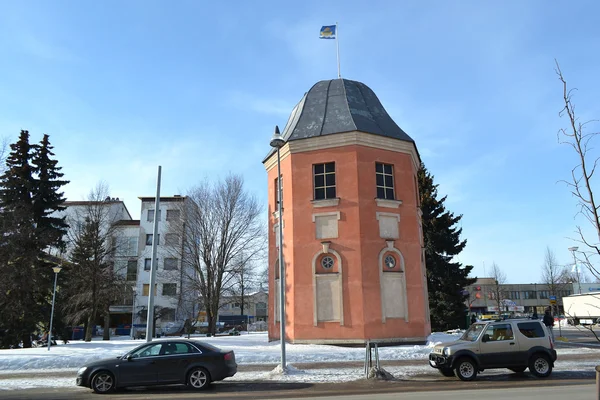 Πύργος σημαία σε hamina — Φωτογραφία Αρχείου