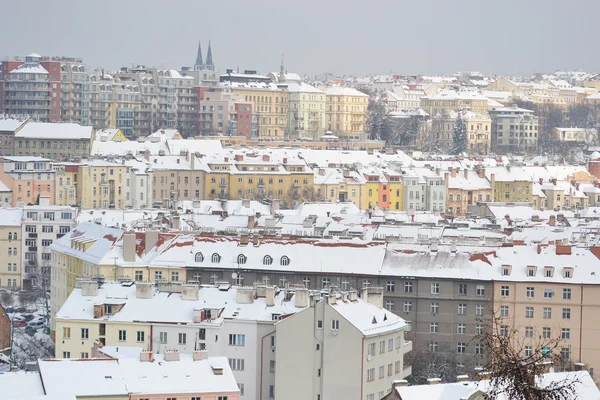 Uitzicht op Praag stad — Stockfoto