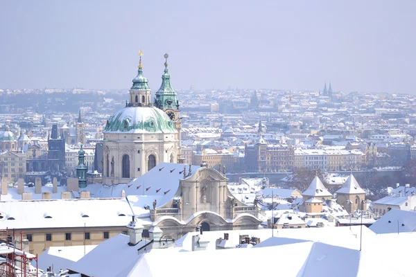 Praag at winter — Stockfoto