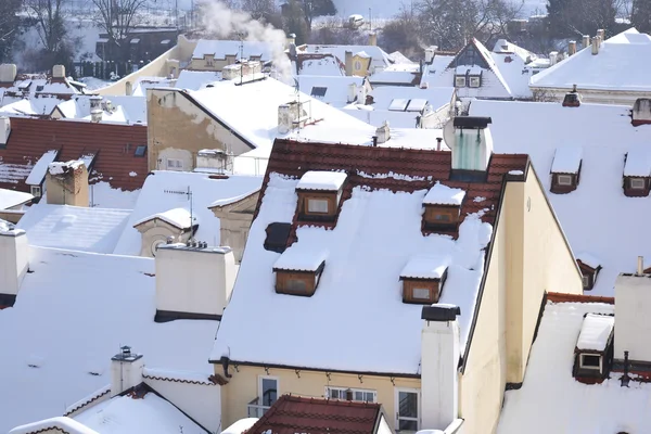 Praga en invierno — Foto de Stock