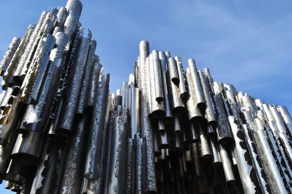 Sibelius pomník v Helsinkách — Stock fotografie