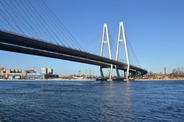 St. Petersburg 'daki Kablo Kalan Köprü