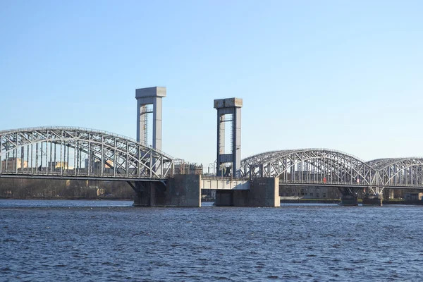 Finland järnvägsbron på solig dag — Stockfoto