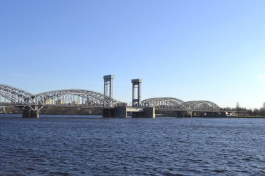 Finlandiya demiryolu Köprüsü güneşli bir gün