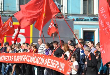 zafer günü komünist gösteri