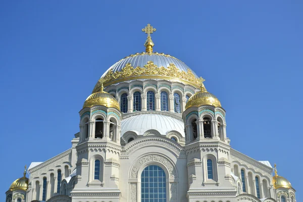 Námořní katedrála v Kronstadtu — Stock fotografie
