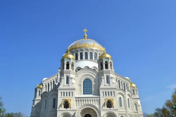 Naval cathedral in Kronstadt — Stock Photo, Image