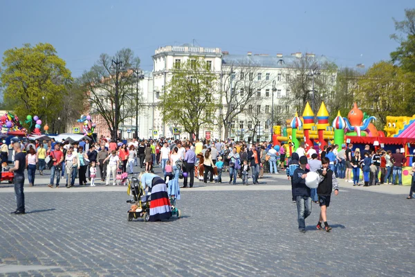 Kronsztad w święto miasta — Zdjęcie stockowe