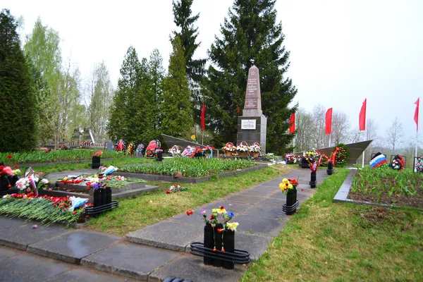 Kriegerdenkmal auf Sinjavino-Höhen — Stockfoto