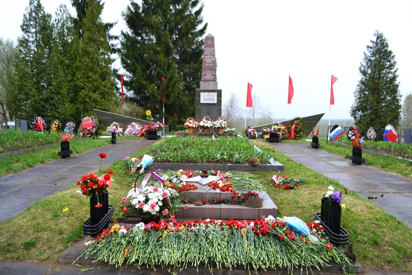 Monumento a la guerra en Sinyavino Heights — Foto de Stock