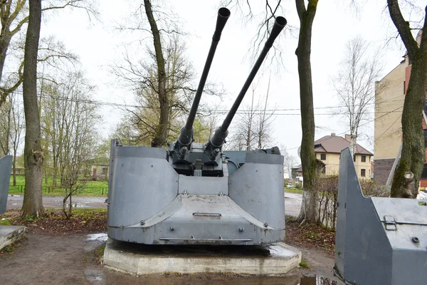 Military weapons in Schlusselburg — Stock Photo, Image