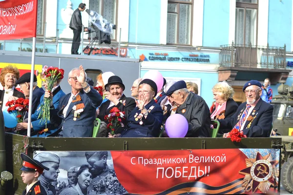 Vítězství parade v st.petersburg — Stock fotografie