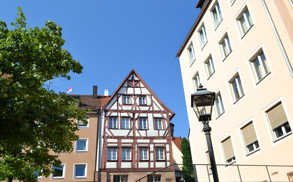 An image of houses in Nuremberg Bavaria Germany