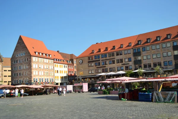 Straße in Nürnberg — Stockfoto