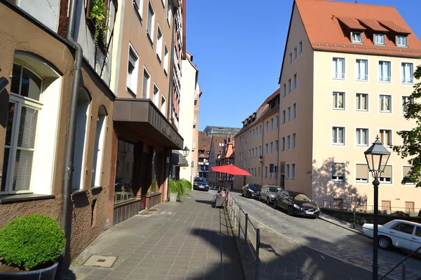 Straße in Nürnberg — Stockfoto