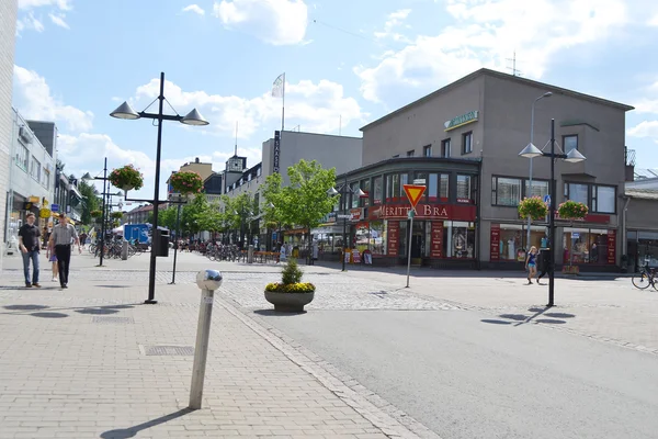 Lappeenranta sokakta — Stok fotoğraf