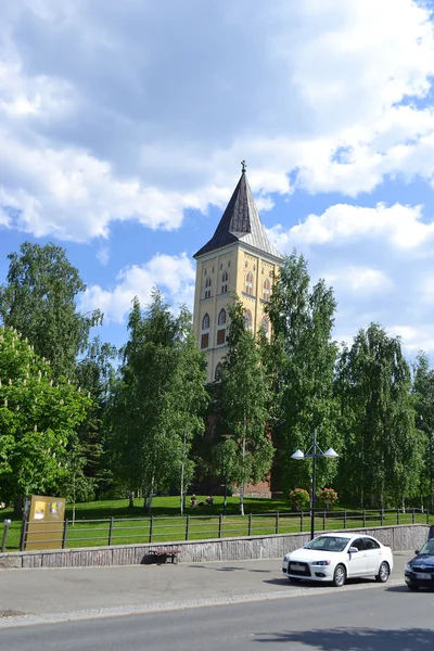 Ulica w centrum lappeenranta — Zdjęcie stockowe