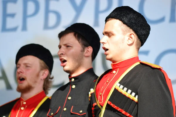 Oświadczenie Kozacka chór — Zdjęcie stockowe