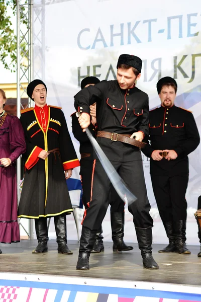 Statement by the Cossack Choir — Stock Photo, Image