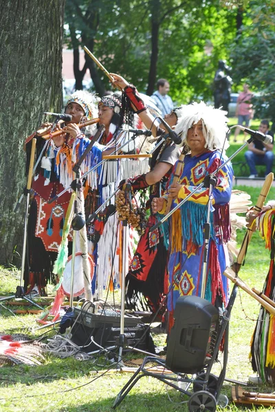 Koncert zespołu indyjski — Zdjęcie stockowe