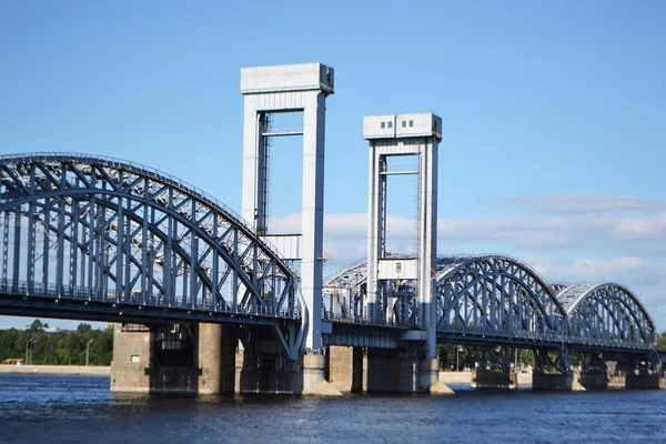 Finland järnvägsbron på solig dag — Stockfoto