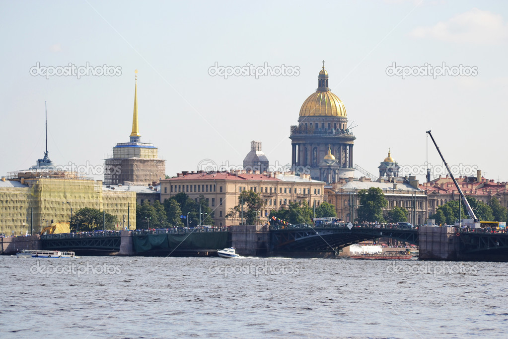 St. Isaac's Cathedral and the Palace Bridge