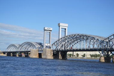 Finlandiya demiryolu Köprüsü güneşli bir gün