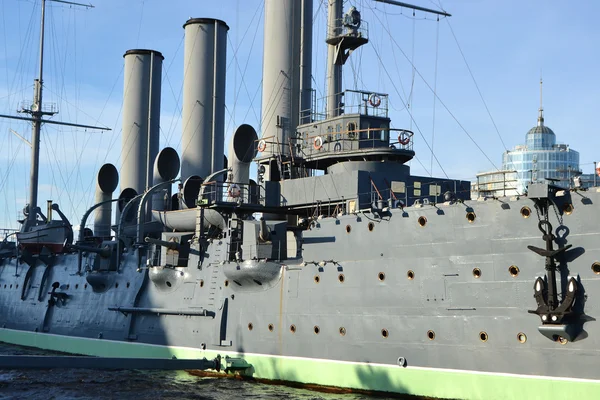 Аврора крейсер музею в Санкт-Петербурзі — стокове фото