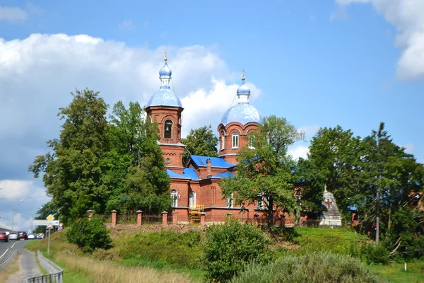 Old russian country church — стокове фото