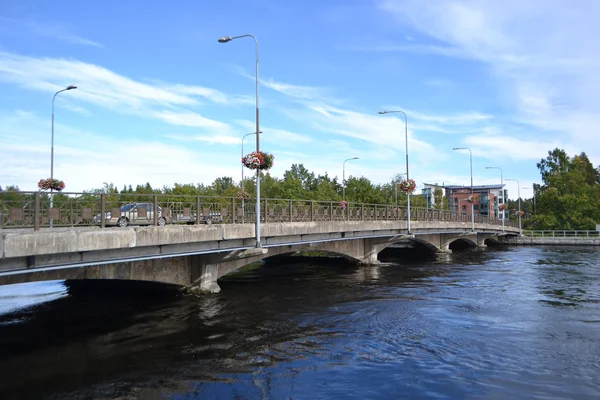 Puente sobre el río Vuoksa en Imatra —  Fotos de Stock