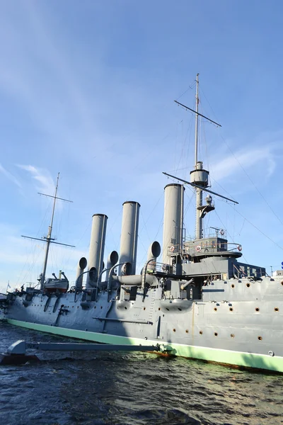 Aurora cruiser-museet i Sankt Petersburg — Stockfoto