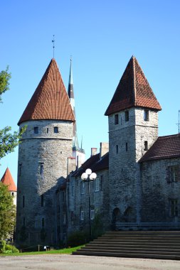 Şehir duvar intallinn kuleleri