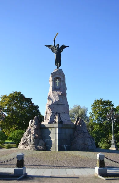 Monumentet svart ängel — Stockfoto