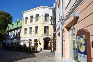 sokak eski Tallinn şehir