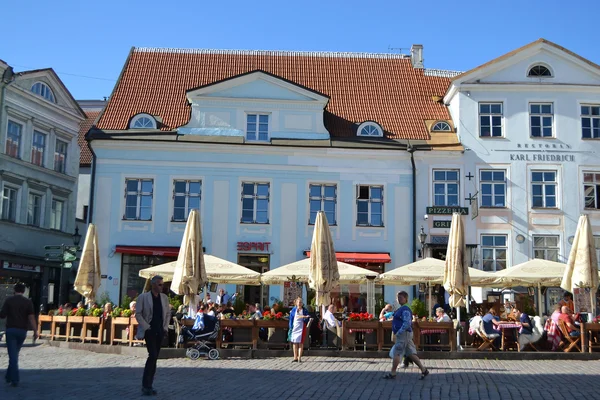 Gata i gamla stan i tallinn — Stockfoto