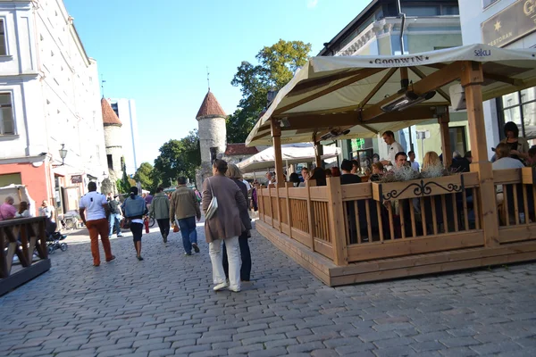 Stad café — Stockfoto