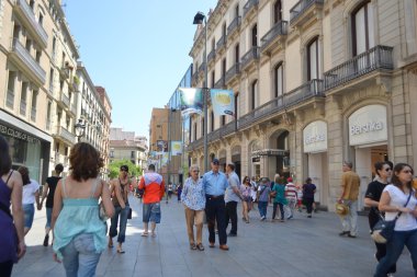 Barcelona'da center Street