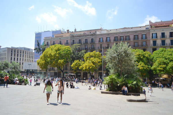 Улица в центре Барселоны
