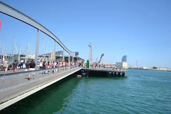 Bridge in center of Barcelona — Stock Photo, Image