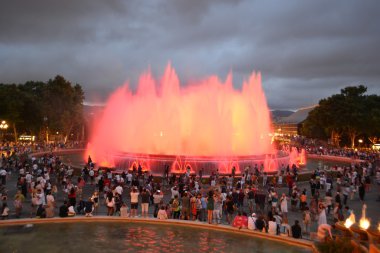 Barcelona'da Katalonya İspanya'nın Meydanı.