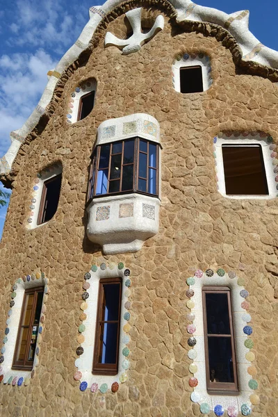 Casa de conto de fadas em Park Guell — Fotografia de Stock