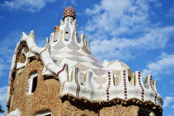 Fairy tale house in Park Guell — Stock Photo, Image