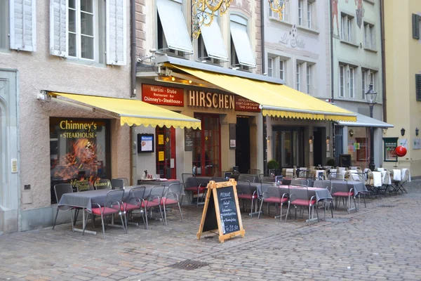 Cafe in luzern, schweiz. — Stockfoto