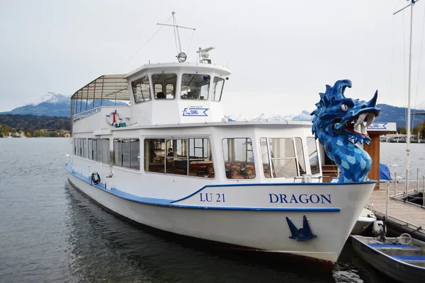 Pleasure boat in Lucerne — Stock Photo, Image