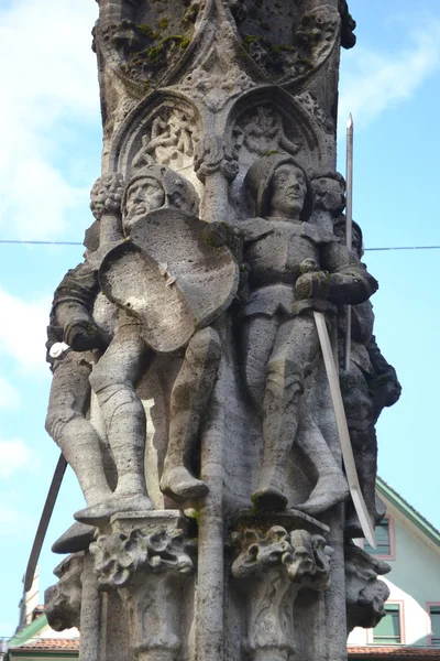 Statua medievale a Lucerna — Foto Stock